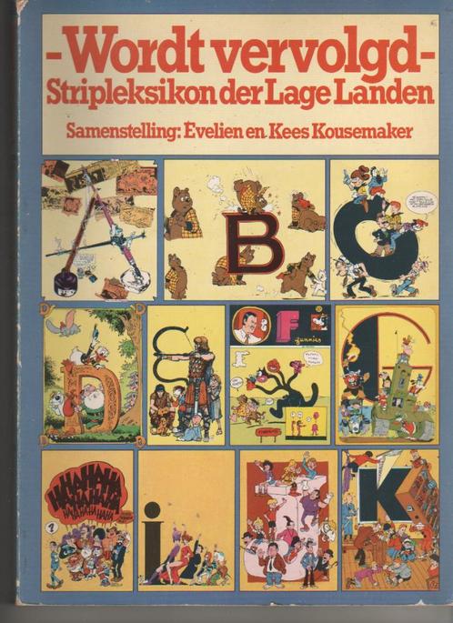 Boek -Wordt vervolgd- Stripleksikon der Lage Landen, Boeken, Stripboeken, Zo goed als nieuw, Eén stripboek, Ophalen of Verzenden