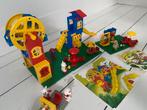 Lego Fabuland pretpark 3681 Speeltuin 3659 Kapper 3623, Ophalen of Verzenden, Gebruikt, Complete set, Lego