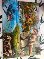 Dino World puzzel in handige koffer., Ophalen, 10 tot 50 stukjes, Zo goed als nieuw