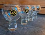 4 grote Licor 43 Quarenta y tres borrelglazen glas drank, Verzamelen, Glas en Borrelglaasjes, Ophalen of Verzenden, Zo goed als nieuw