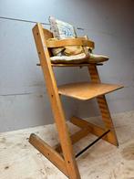Vintage Stokke Tripp Trapp Kinderstoel, Kinderen en Baby's, Kinderstoelen, Ophalen, Gebruikt, Meegroeistoel, Gordel(s)