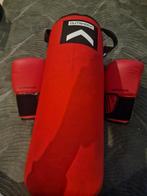 Boksbal met handschoenen - Outshock, Sport en Fitness, Boksen, Ophalen of Verzenden, Zo goed als nieuw, Boksbal