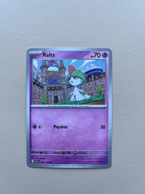 Ralts 84/198 - Scarlet & Violet - Pokemon Kaart, Hobby en Vrije tijd, Verzamelkaartspellen | Pokémon, Nieuw, Losse kaart, Ophalen of Verzenden