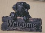 Labrador Welcome Bord - Hout - 25x20.5cm, Ophalen of Verzenden, Nieuw