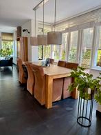 Lederen Eetkamerstoelen - 6 stuks, Huis en Inrichting, Overige materialen, Minder dan 50 cm, Gebruikt, Ophalen of Verzenden