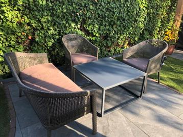 Royal Patio Rotan Loungeset incl. tafel beschikbaar voor biedingen