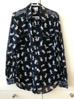 Als nieuw blauwe blouse Maison Scotch petite 34 36 xs s, Maison Scotch, Zo goed als nieuw, Maat 36 (S), Verzenden