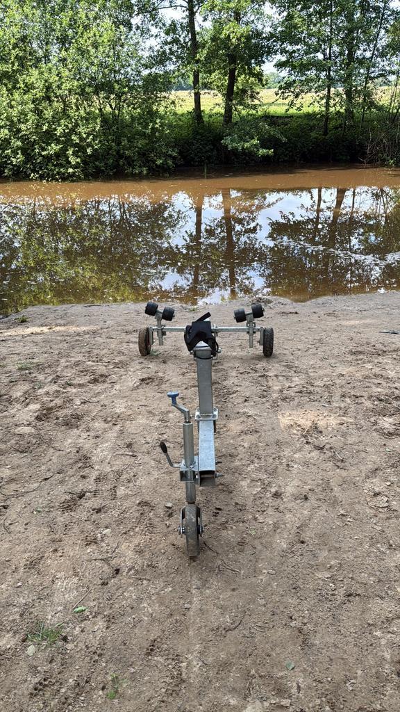 Boottrailer / stallingstrailer stevige uitvoering, Watersport en Boten, Bootonderdelen, Gebruikt, Ophalen of Verzenden