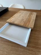 Houten snijplank met opvangbak, Ophalen, Zo goed als nieuw