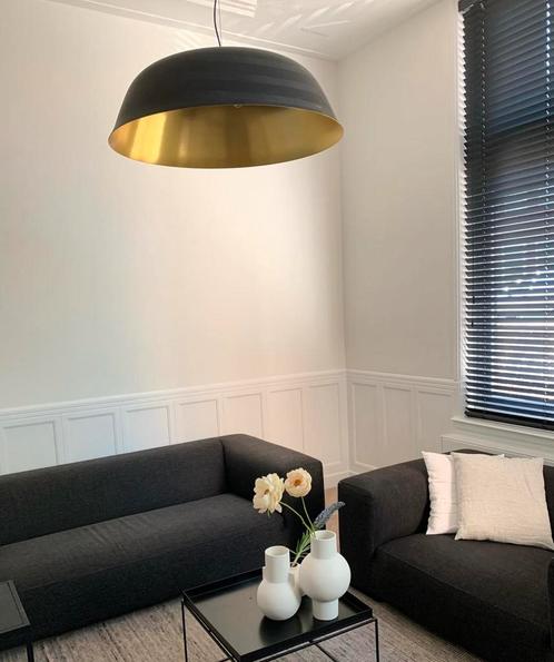 Cloche three hanglamp zwart, Huis en Inrichting, Lampen | Hanglampen, Zo goed als nieuw, Minder dan 50 cm, Metaal, Verzenden
