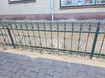 24,5 meter groen sierhekwerk, Ophalen of Verzenden, Gebruikt, IJzer, Sierhekwerk