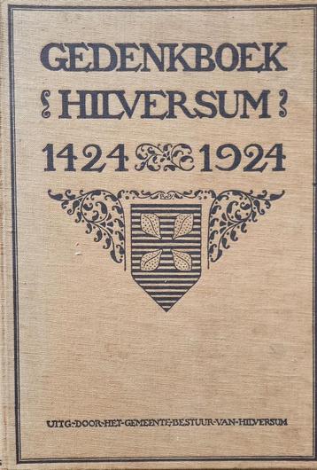 Gedenkboek gemeente Hilversum uit 1924 beschikbaar voor biedingen