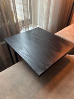 Bijzettafel/laptoptafel zwart, Huis en Inrichting, Tafels | Bijzettafels, Minder dan 55 cm, Rond, Zo goed als nieuw, Ophalen