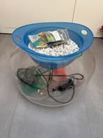 Complete vissenkom starterset (incl. pomp en grind), Ophalen, Gebruikt, Leeg aquarium