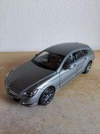 1/18 - Norev - Mercedes Benz CLS Shooting Brake Grey, Hobby en Vrije tijd, Modelauto's | 1:18, Ophalen of Verzenden, Zo goed als nieuw