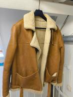 B3 style shearling aviator leren jas, Maat 52/54 (L), Shearling, Bruin, Ophalen of Verzenden