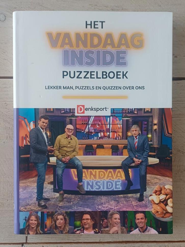 Denksport - Het vandaag inside puzzelboek, Hobby en Vrije tijd, Denksport en Puzzels, Zo goed als nieuw, Puzzelboek, Ophalen of Verzenden