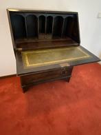 Antieke Houten Secretaire met 3 Lades, Ophalen