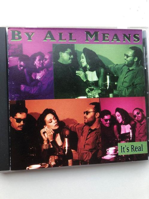 BY ALL MEANS - CD IT'S REAL (MOTOWN RECORDS USA UITG), Cd's en Dvd's, Cd's | R&B en Soul, Ophalen of Verzenden