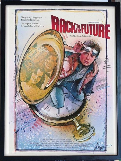 [Poster in Frame] BACK TO THE FUTURE alt. film poster, Verzamelen, Posters, Nieuw, Rechthoekig Staand, Verzenden