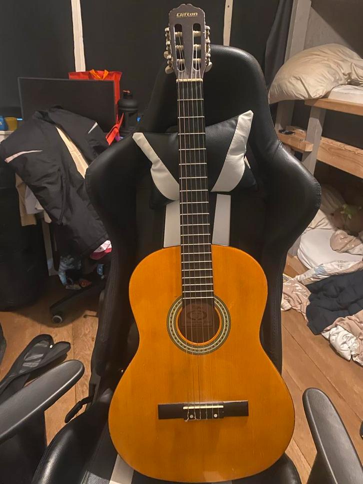 Clifton Klassieke Gitaar - Goede Staat, Muziek en Instrumenten, Snaarinstrumenten | Gitaren | Akoestisch, Gebruikt, Klassieke of Spaanse gitaar