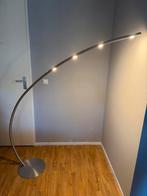 Elegante Booglamp - geborsteld staal, Huis en Inrichting, Lampen | Vloerlampen, Ophalen, Zo goed als nieuw, Metaal, 150 tot 200 cm