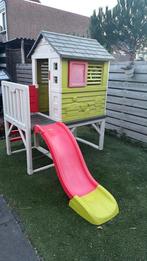 Smoby speelgoed huisje met glijbaan, Ophalen, Zo goed als nieuw, Kunststof