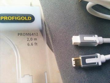 Partij aanbieding: 25 stuks Firewire 6 - 9 pins Profigold beschikbaar voor biedingen