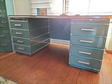 Vintage Bureau met Lades - afbeelding 13