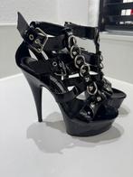 High Heels Pleaser maat 37 Hakken Silhouette als nieuw, Pumps, Verzenden, Zwart, Pleaser