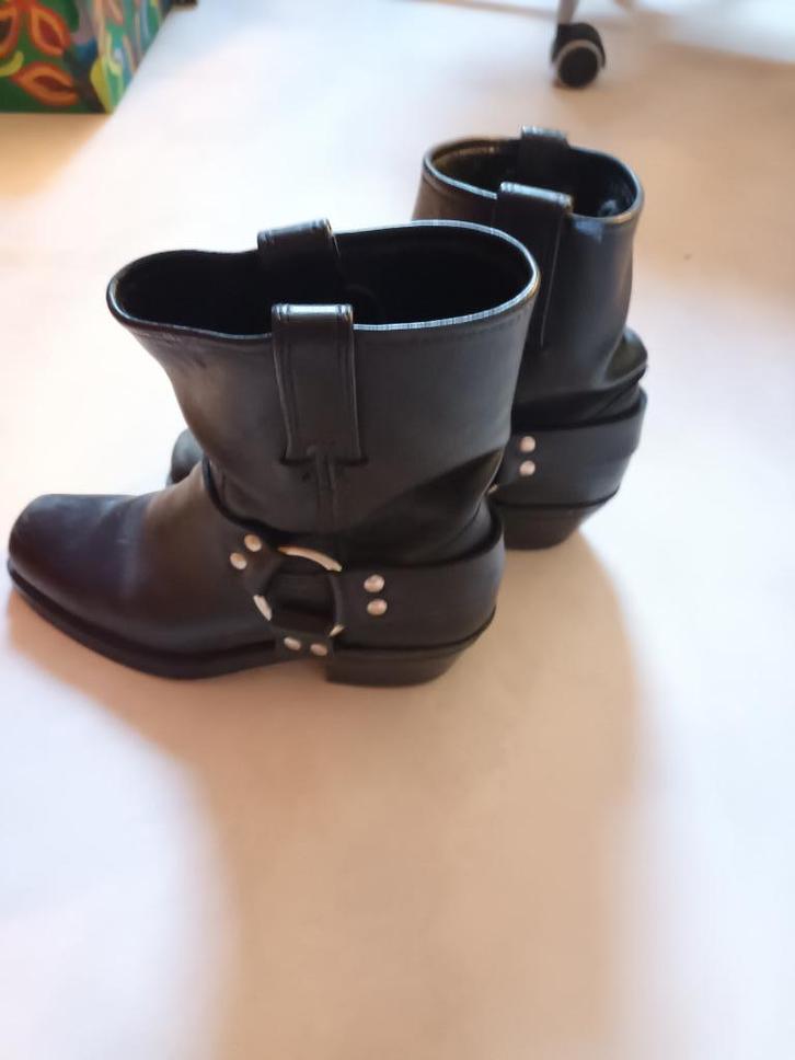 FRYE laarzen/ half hoog, Kleding | Dames, Schoenen, Gedragen, Lage of Enkellaarzen, Zwart, Ophalen of Verzenden