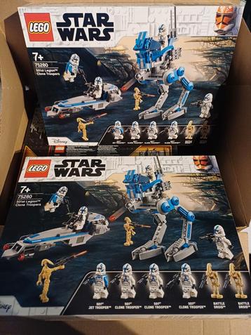 Lego Star Wars 75280. 501st clone troopers. Sealed. beschikbaar voor biedingen