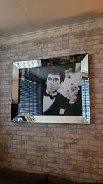 Scarface Al Pacino schilderij spiegel 75 x 95 cm, Huis en Inrichting, Ophalen, Zo goed als nieuw, Schilderij, 75 tot 100 cm