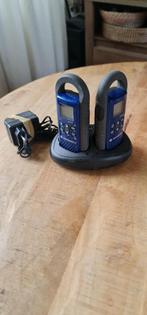 Motorola TLKR-T5 Walkie Talkie Set, Ophalen of Verzenden, Gebruikt, 5 tot 15 km, Portofoon of Walkie-talkie