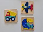 Houten kinder puzzle, Ophalen, 10 tot 50 stukjes, Zo goed als nieuw, Van hout