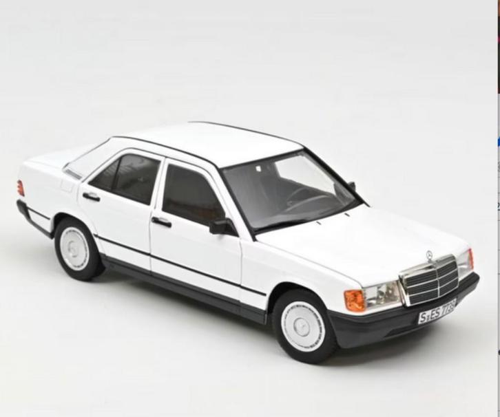 MERCEDES BENZ 190E 1984 WIT schaal 1/18 NOREV REF. 183820, Hobby en Vrije tijd, Modelauto's | 1:18, Nieuw, Auto, Norev, Verzenden