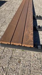 Thermisch gemodificeerd essen vlonderplank incl. bevestiging, Ophalen, Nieuw, 250 cm of meer, Planken