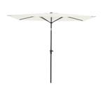 Balkonparasol ecru 1,5 x 2,5 met hendel, Tuin en Terras, Ophalen, Kantelbaar, Nieuw, 2 tot 3 meter