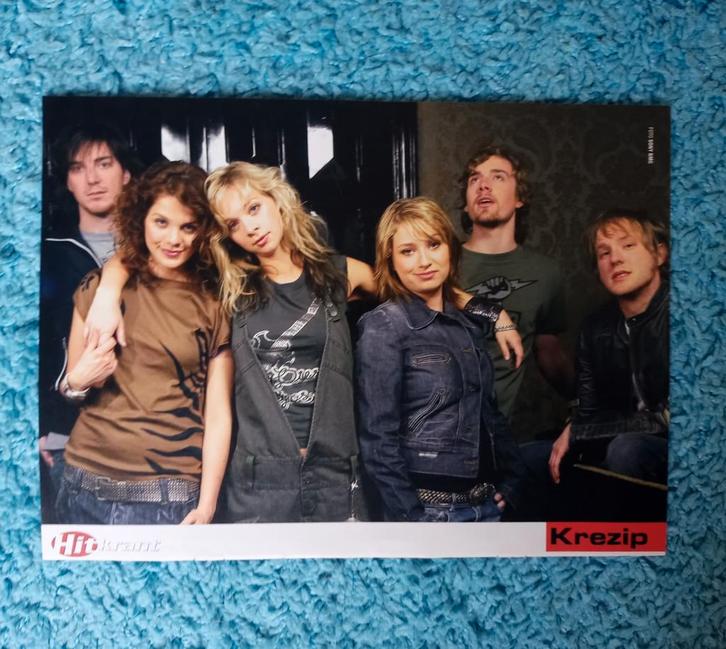 Krezip poster hitkrant, Verzamelen, Posters, Nieuw, Muziek, A4 of kleiner, Rechthoekig Liggend, Ophalen of Verzenden