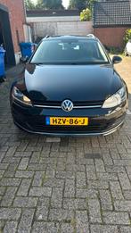 Wv golf 7 1.4 tsi 140 pk 118734 kilomter, Auto's, Volkswagen, Euro 5, Zwart, Stationwagon, Particulier