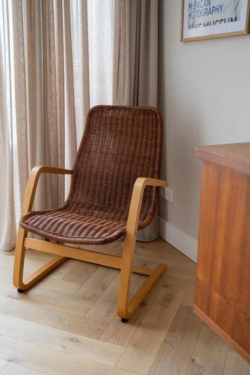 Vintage Ikea - Rotan  Fauteuil - Ps Yngve Ekstrom Pitrie  beschikbaar voor biedingen