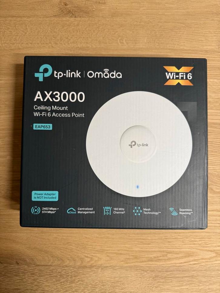 TP-Link Omada EAP653 AX3000 - 4 stuks - Nieuwstaat, Computers en Software, Accesspoints, Zo goed als nieuw, Ophalen of Verzenden