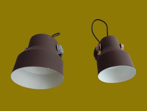 2 wandspots / plafondspots, Avia, Almelo, jaren 70, vintage , Huis en Inrichting, Lampen | Wandlampen, Gebruikt, Metaal, Ophalen of Verzenden