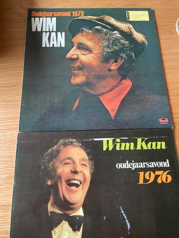 Wim Kan LP's - Oudejaarsavond 1973 & 1976 beschikbaar voor biedingen