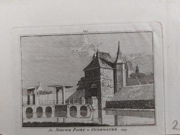 253 / De Nieuwe Poort te Oudewater Gravure H. Spilman beschikbaar voor biedingen