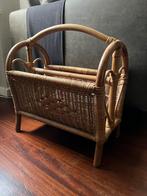 Vintage rotan Rohé lectuurbak of krantenbak, Ophalen of Verzenden