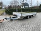 Tamdemas aanhangwagen 190 x 410cm lier. Geen papieren, Ophalen of Verzenden, Gebruikt