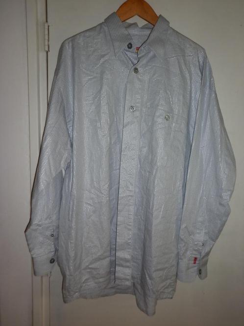overhemd maat M  wide fit)    merk : Signum, Kleding | Heren, Overhemden, Zo goed als nieuw, Halswijdte 39/40 (M), Blauw, Ophalen of Verzenden