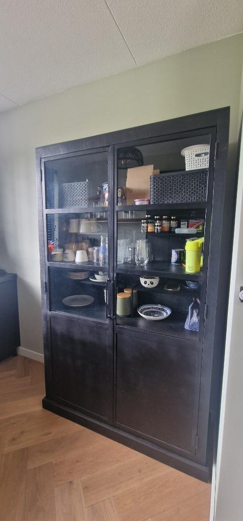 Vitrinekast "James" Gigameubel, Huis en Inrichting, Kasten | Vitrinekasten, Gebruikt, 200 cm of meer, 100 tot 150 cm, 25 tot 50 cm