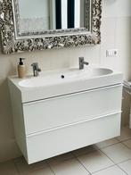 Ikea Wastafelmeubel Hoogglans Wit - 100cm, Huis en Inrichting, Badkamer | Badkamermeubels, Gebruikt, 100 tot 150 cm, Ophalen of Verzenden
